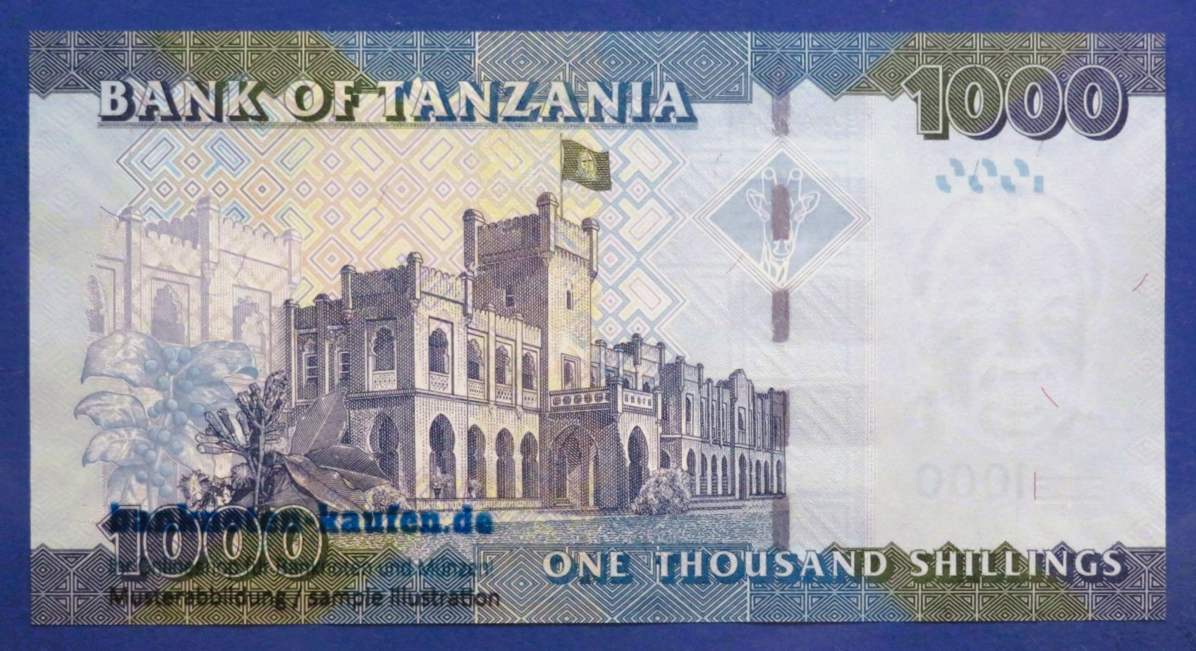 Tansania, 1.000 Shillings, 2019ND, kassenfrisch (UNC), P-41c