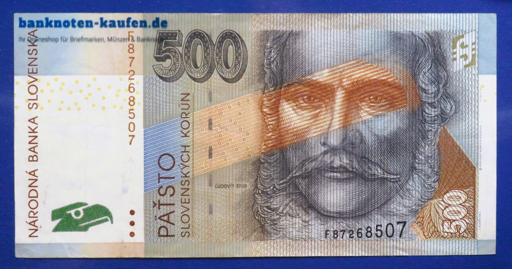 Slowakei, 500 Korun, 2000, gebraucht (USED / VF), P-31