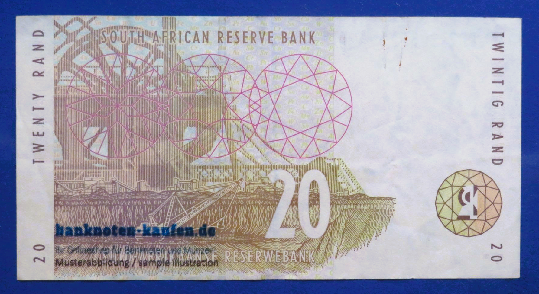 Südafrika, 20 Rand, 1999ND, gebraucht (USED / VF), P-123b