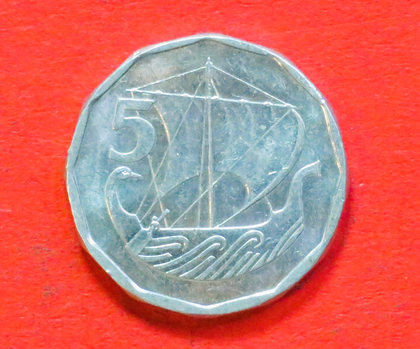 Zypern:  5 Mils, 1981-1982, gebraucht (used / ss-vz), # 51