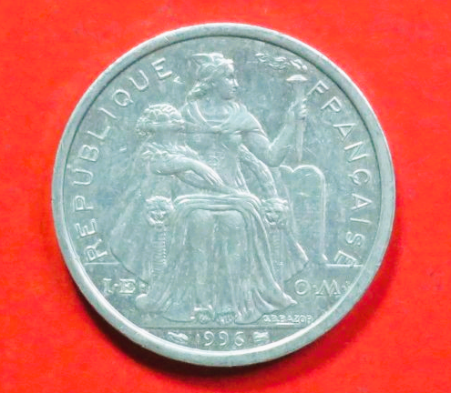 french Polynesia: 2 Francs, 1973+, circulated (used / vf), # 13