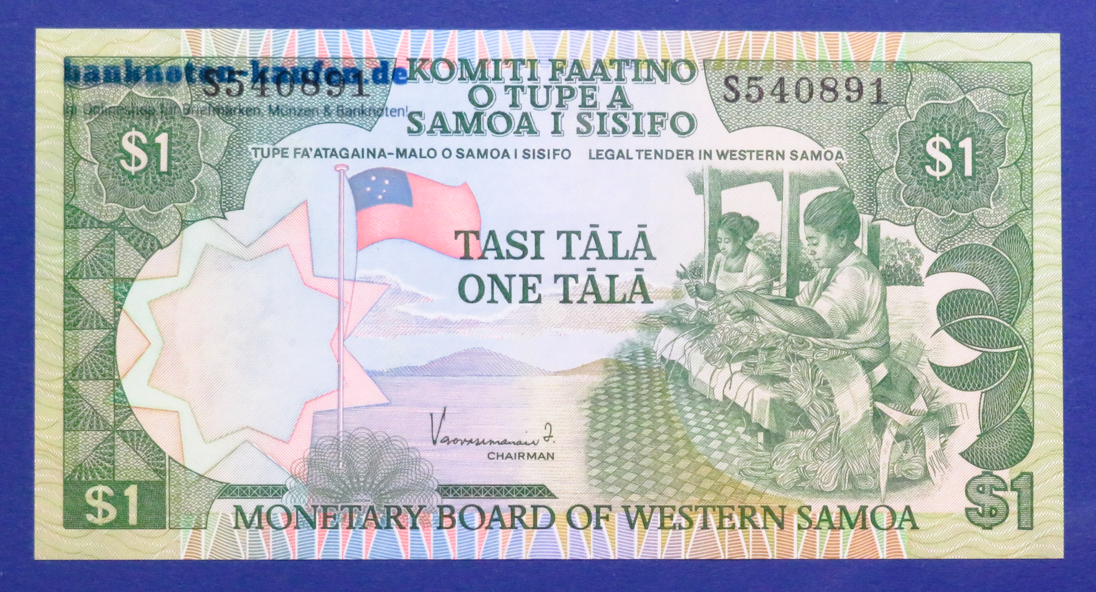 Samoa, 1 Tala, 1980ND/2020ND, about uncirculated (AU), P-19CS