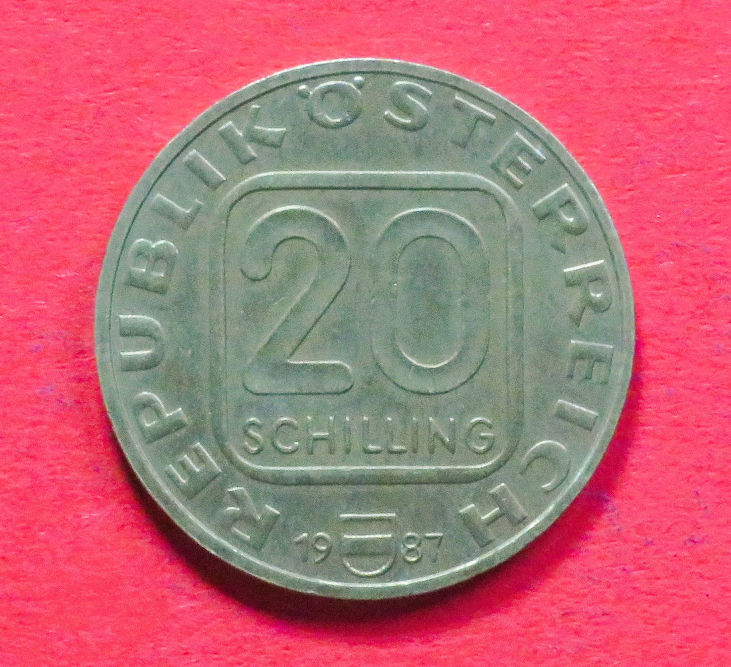 Österreich:  20 Schilling, 1987-1993, gebraucht (used / vz), Gedenkausgabe, # 175