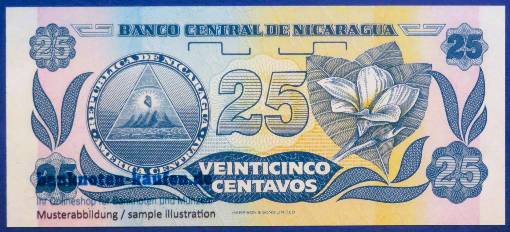 Nicaragua, 25 Centavos, 1991, uncirculated (UNC), P-170