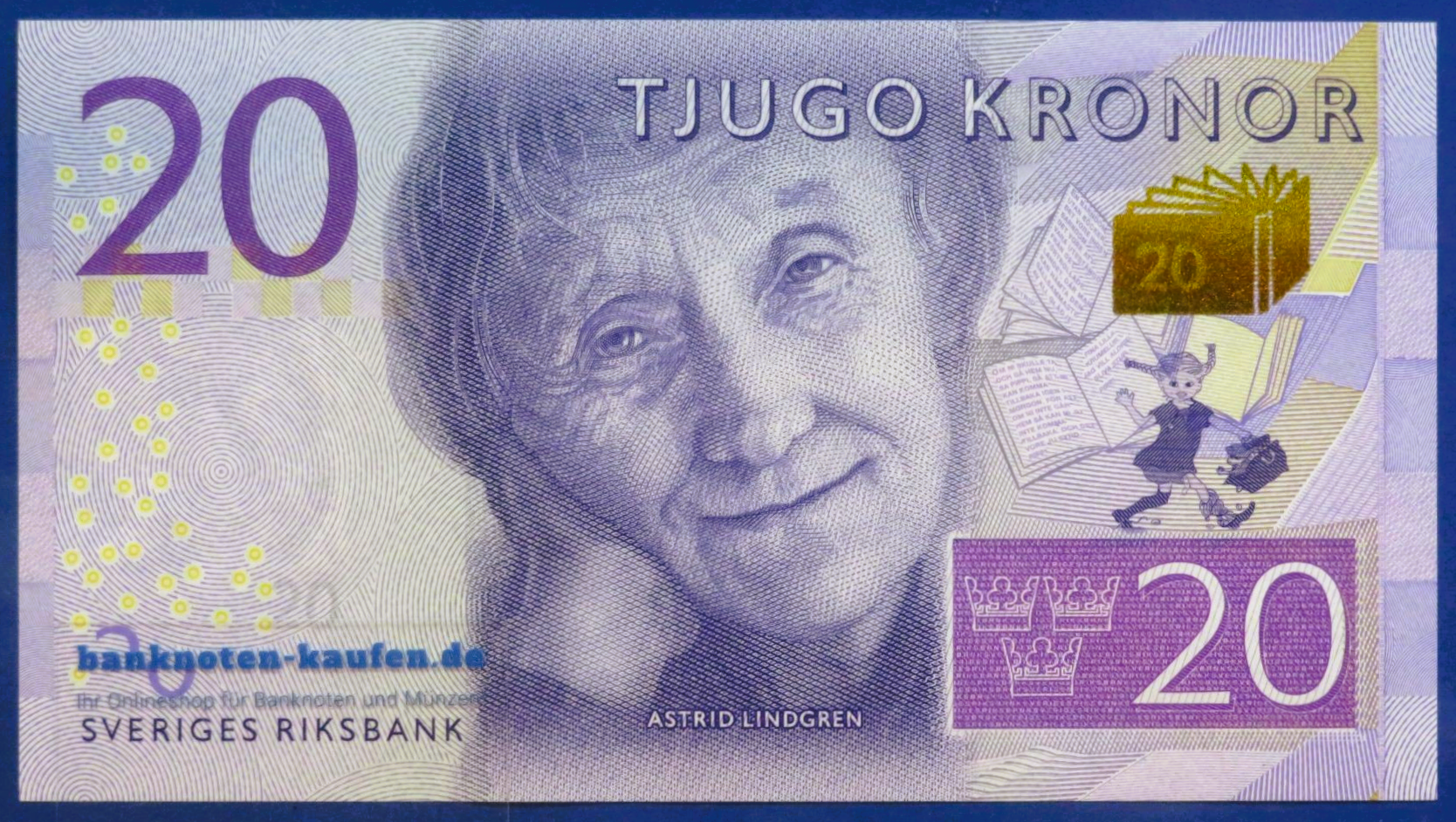 Schweden, 20 Kronor, 2015ND, kassenfrisch (UNC), P-69b