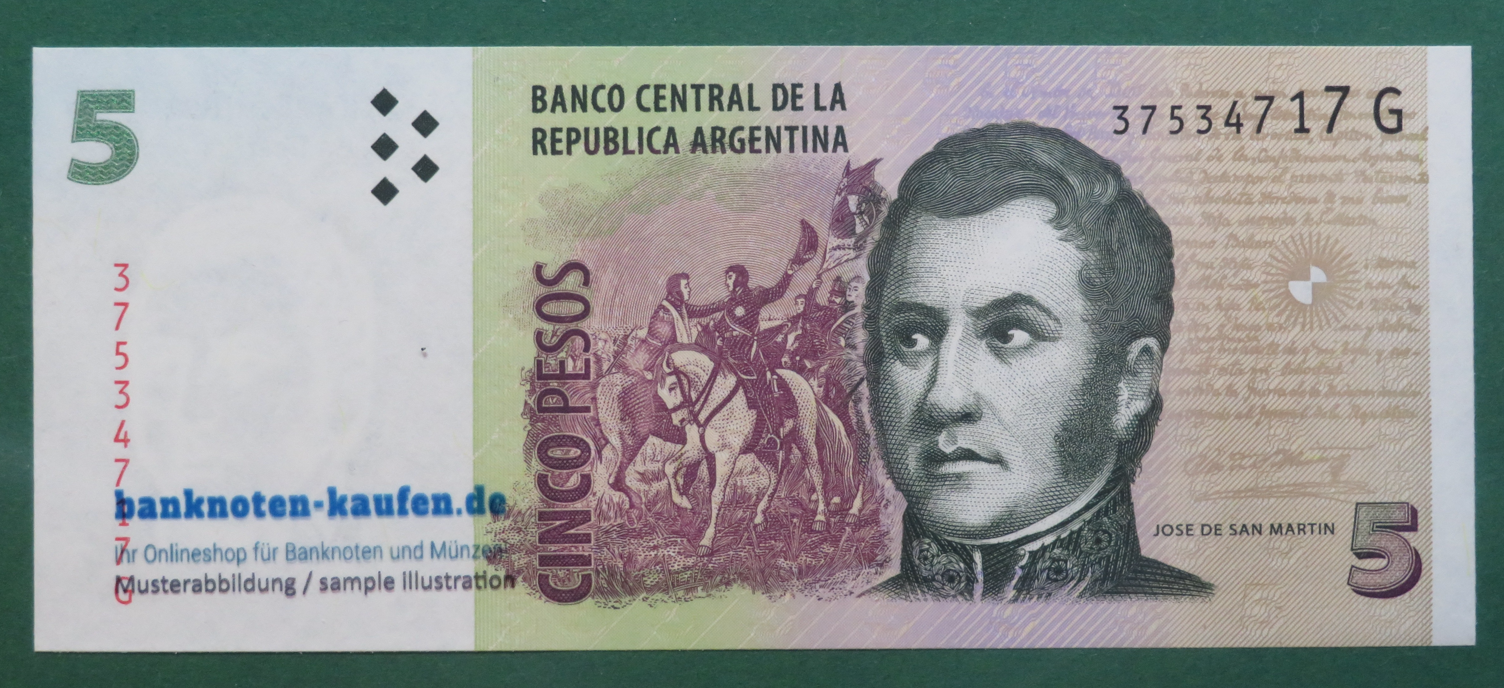 Argentina, 5 Pesos, 2003ND, uncirculated (UNC), P-353