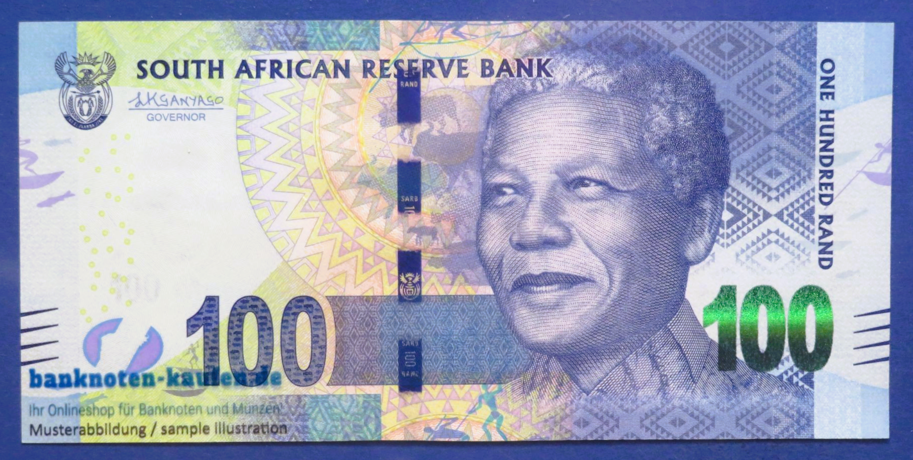 Südafrika, 100 Rand, ND (2013-16), kassenfrisch (UNC), P-141b
