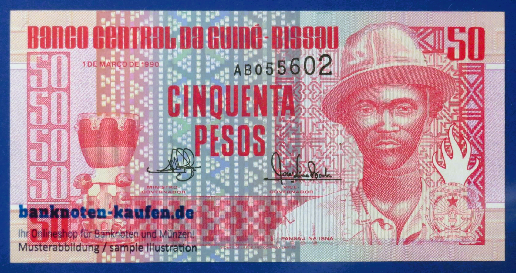 Guinea-Bissau, 50 Pesos, 1990, uncirculated (UNC), P-10