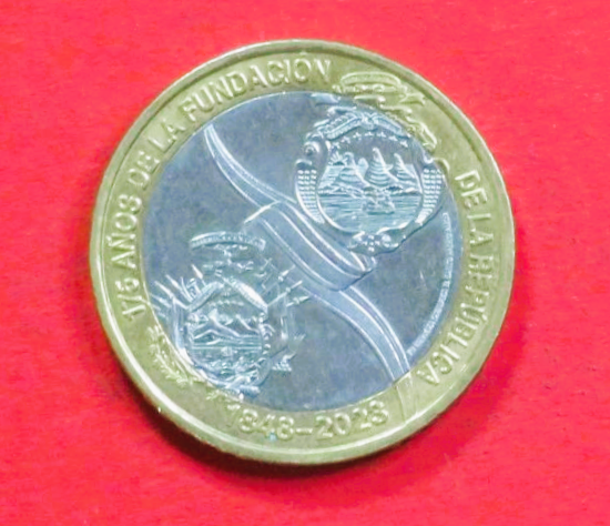 Costa Rica, 500 Colones, 2023, gebraucht (used / ss-vz), Gedenkausgabe