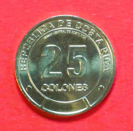Costa Rica, 25 Colones, 2023, unzirkuliert (unc), Provinz Limón