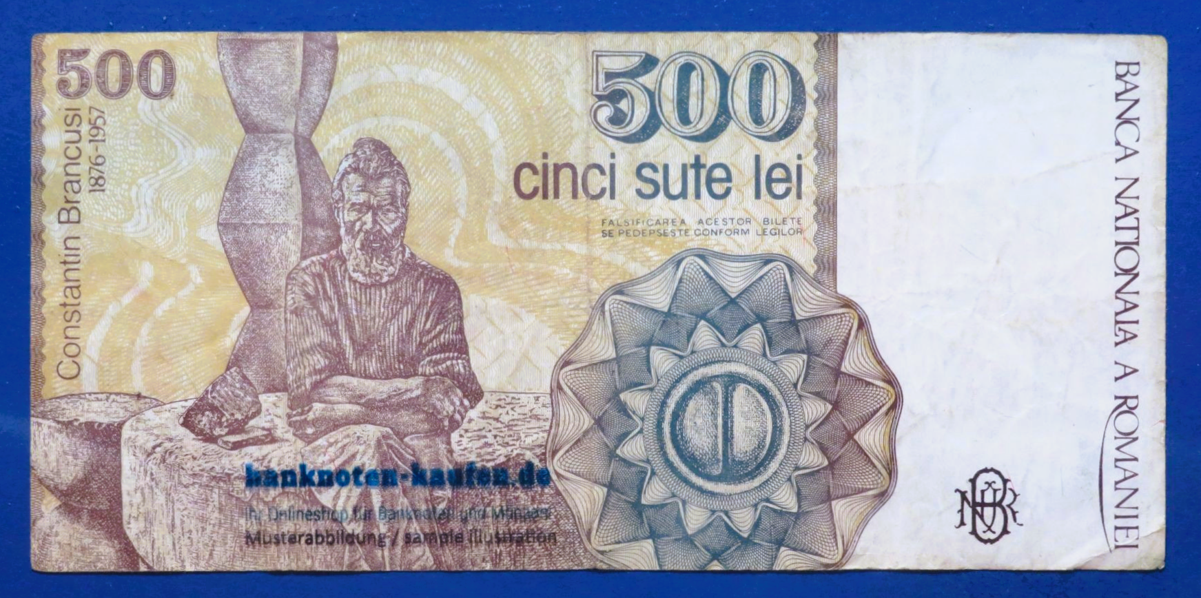 Rumänien, 500 Lei, 1991, gebraucht (USED / VF), P-98b