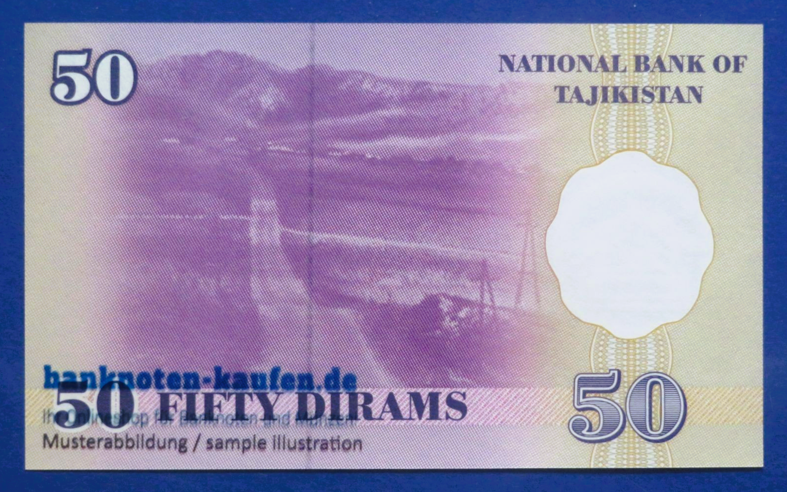 Tajikistan, 50 Dirams, 1999, uncirculated (UNC), P-13