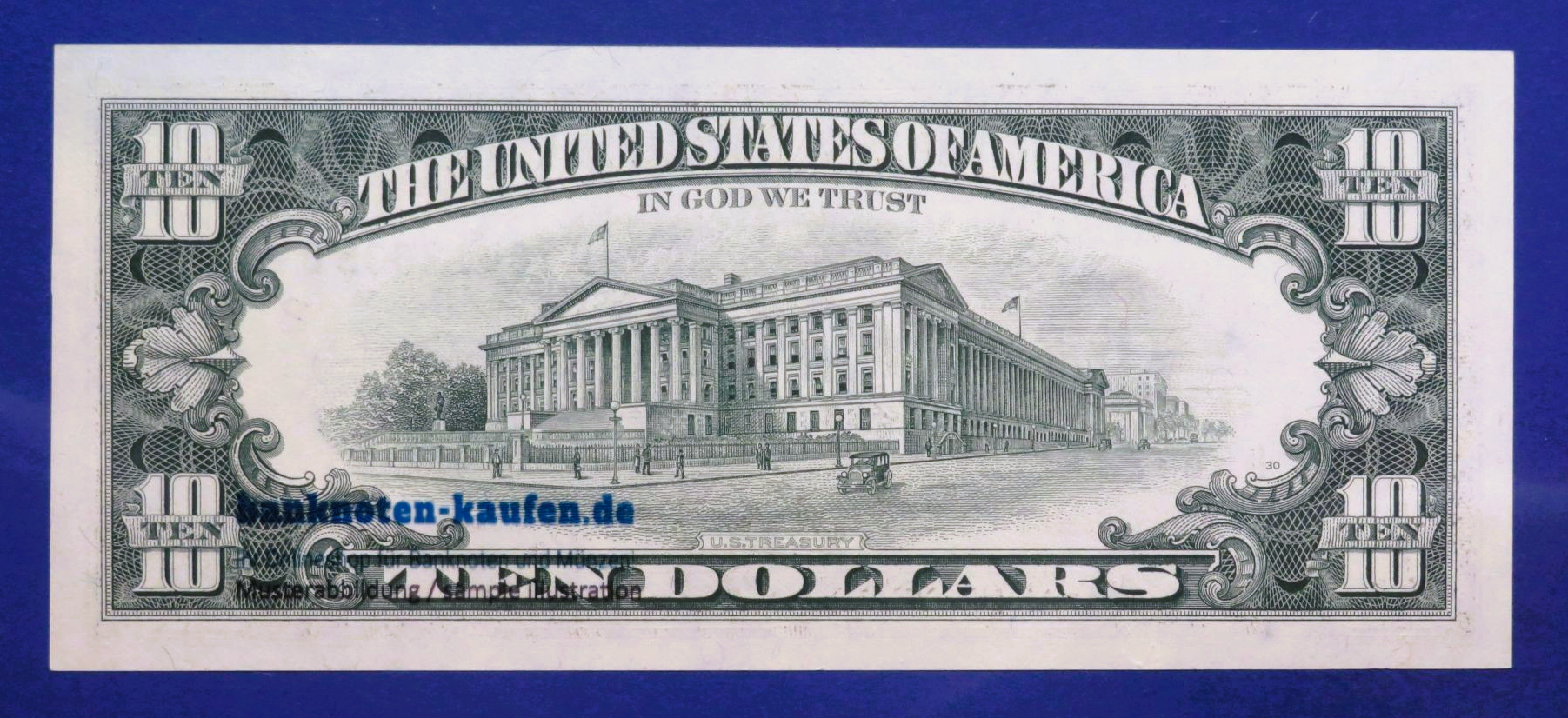 Vereinigte Staaten von Amerika, 10 Dollars, 1995, fast kassenfrisch (AU), P-499
