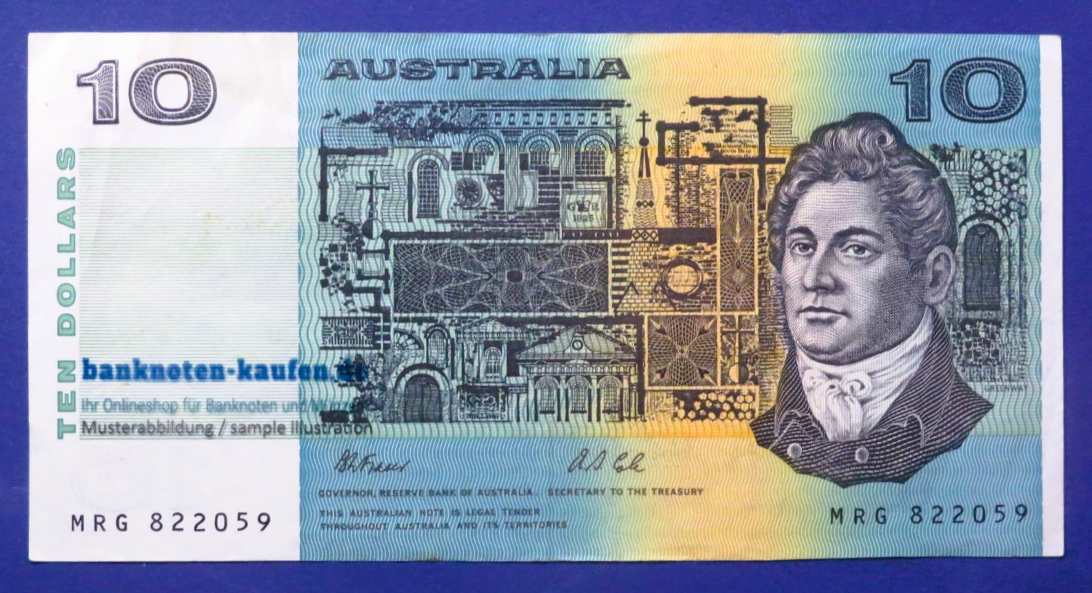 Australia, 10 Dollars, 1974-91ND, circulated (USED / VF+), P-45g
