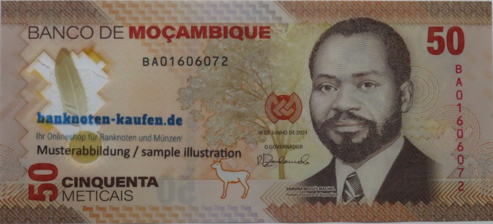 Mozambique, 50 Meticais, 2024, uncirculated (UNC), Polymer