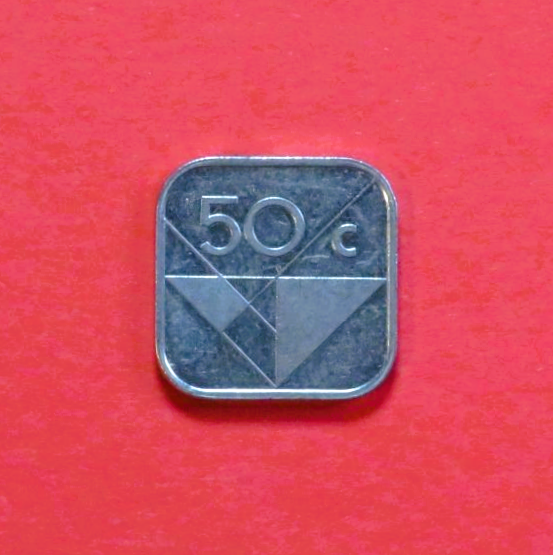 Aruba, 50 Cent, 1986+, circulated (USED / vf)