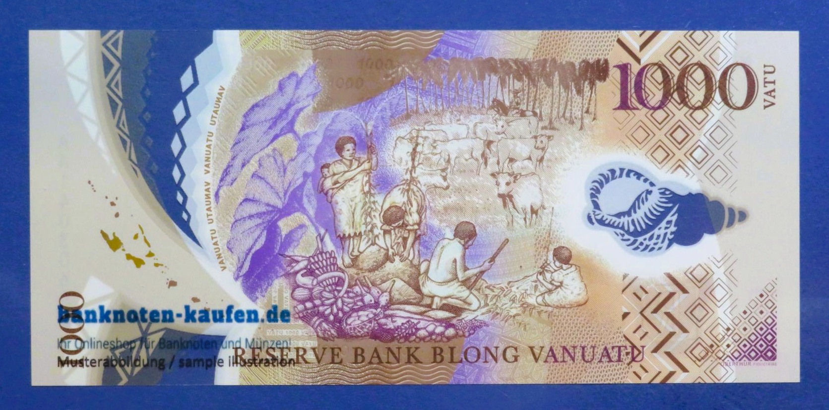 Vanuatu - 1,000 Vatu, 2014ND, uncirculated (UNC), Polymer, P-13a