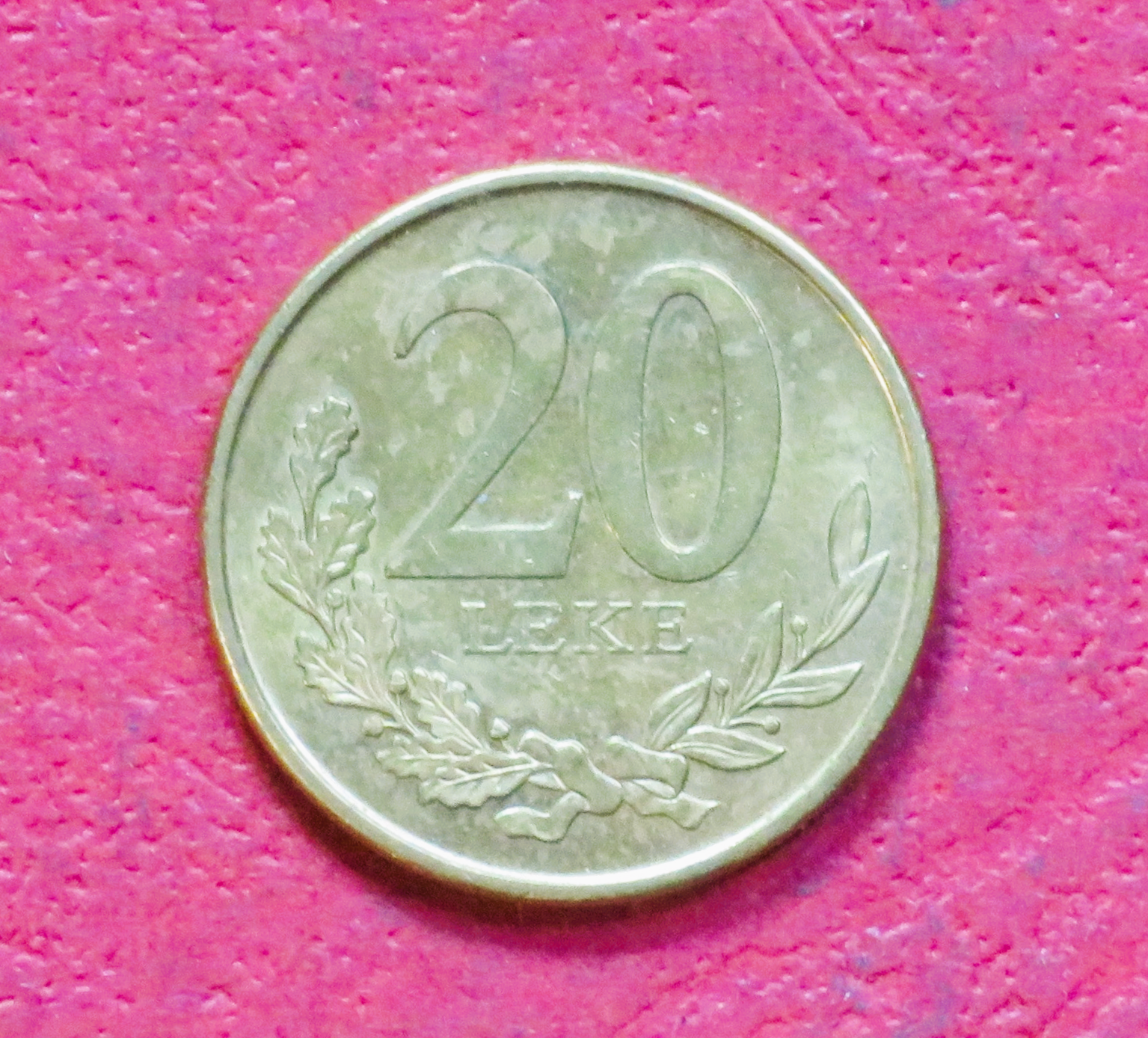 Albanien:  20 Leke, 1996+, gebraucht (USED / ss+), #78