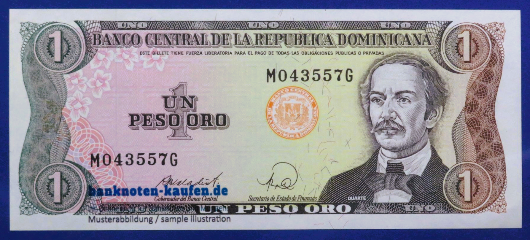 Dominican Republic, 1 Peso oro, 1988, circulated (USED / AU), P-126c