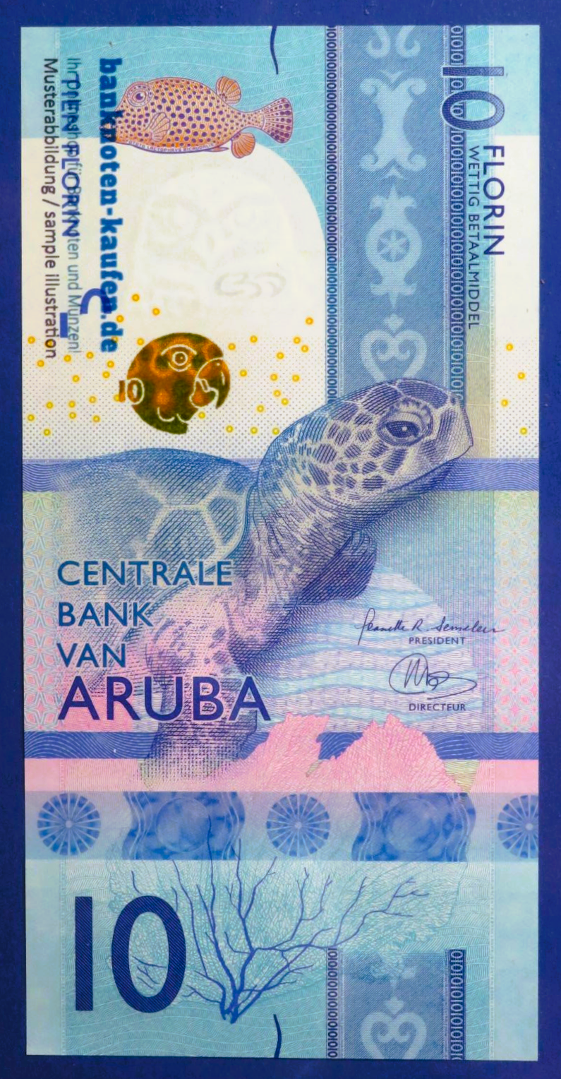 Aruba, 10 Florin, 2019, kassenfrisch (UNC), P-21a