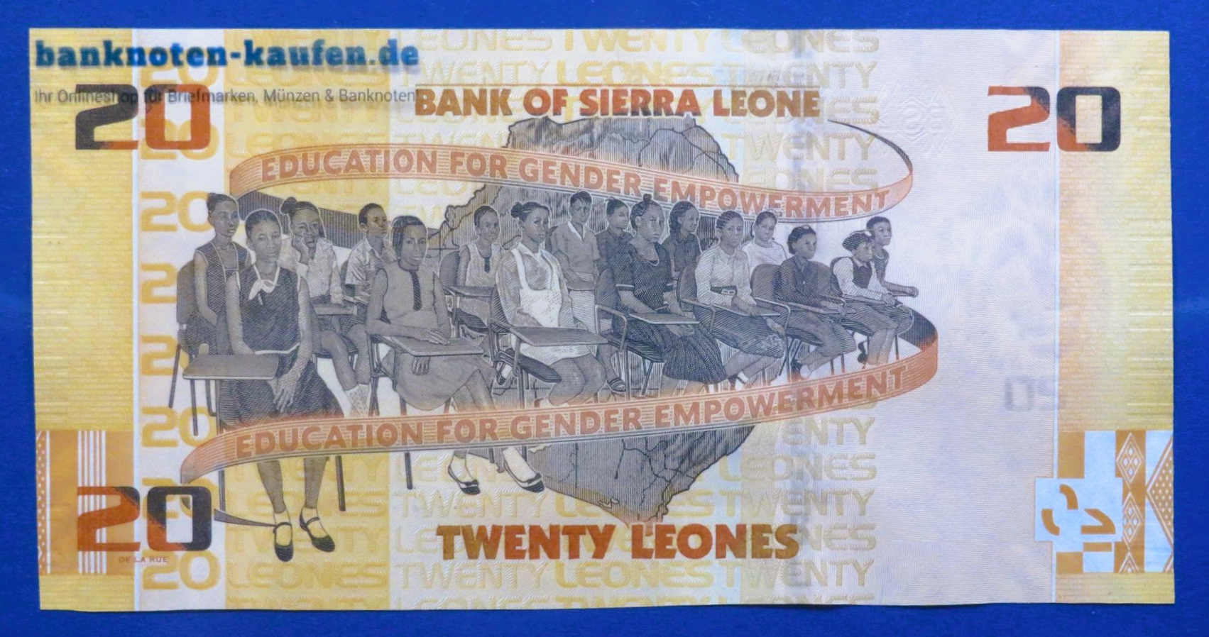 Sierra Leone, 20 Leones, 2022, kassenfrisch (UNC), P-38a