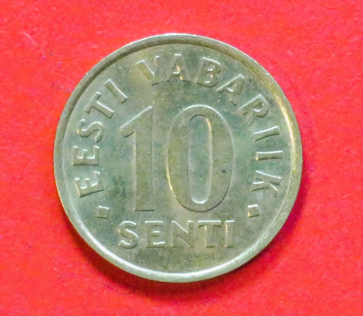 Estland:  10 Senti, 1991-2008, gebraucht (used / vz), # 23