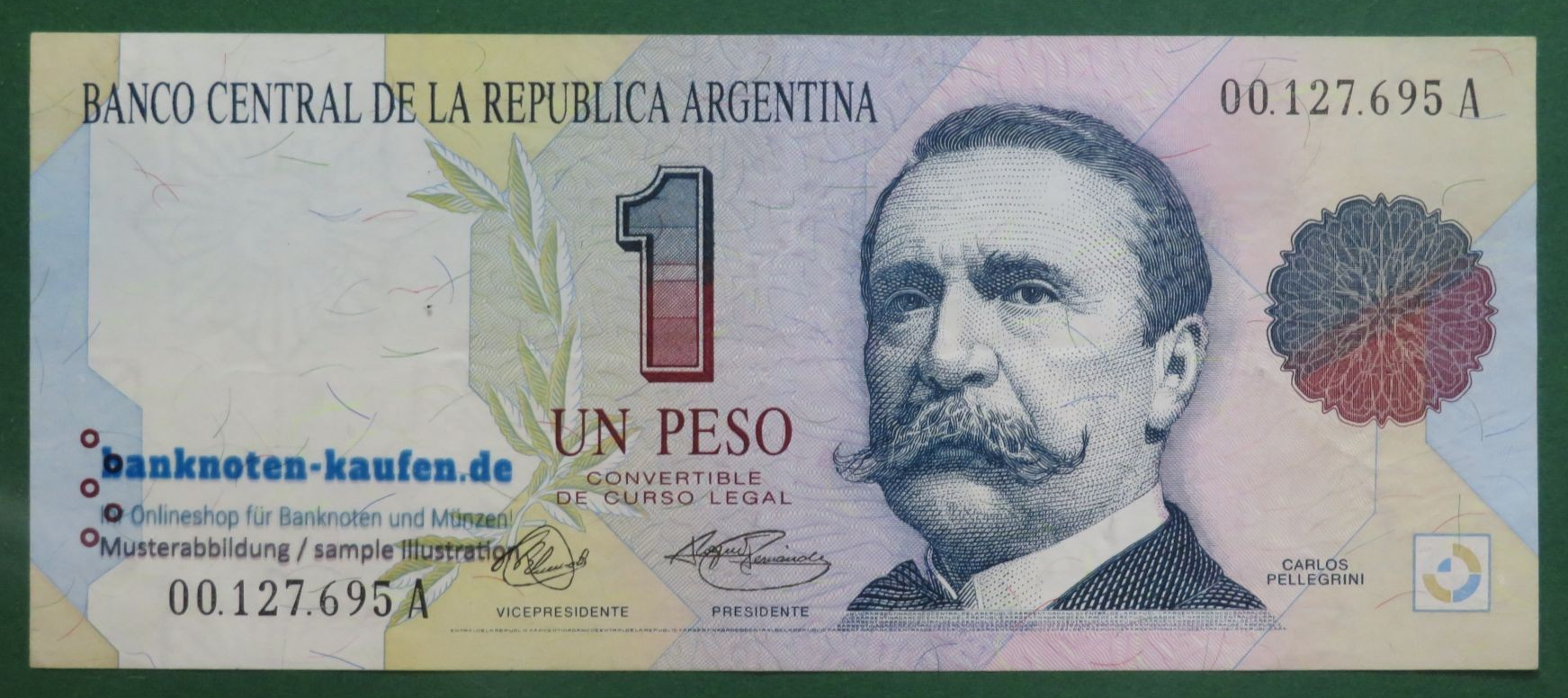 Argentina, 1 Peso, 1992-94ND, circulated (USED / XF), P-339