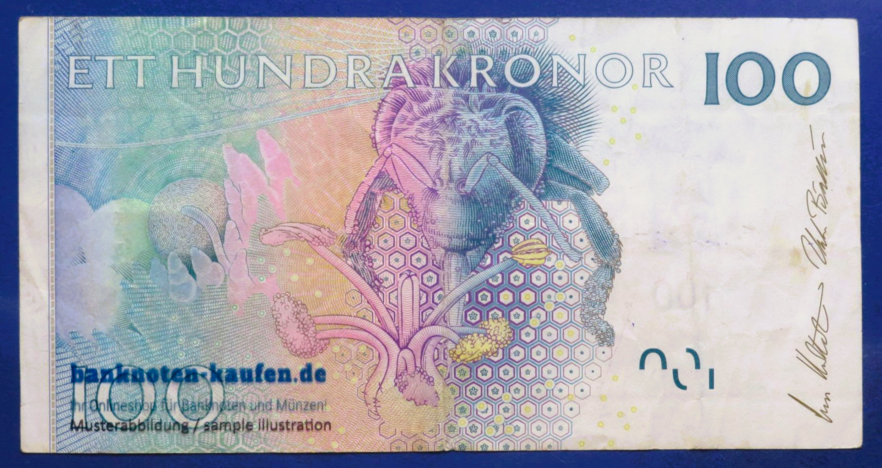 Sweden, 100 Kronor, 2002, circulated (USED / VF), P-65a