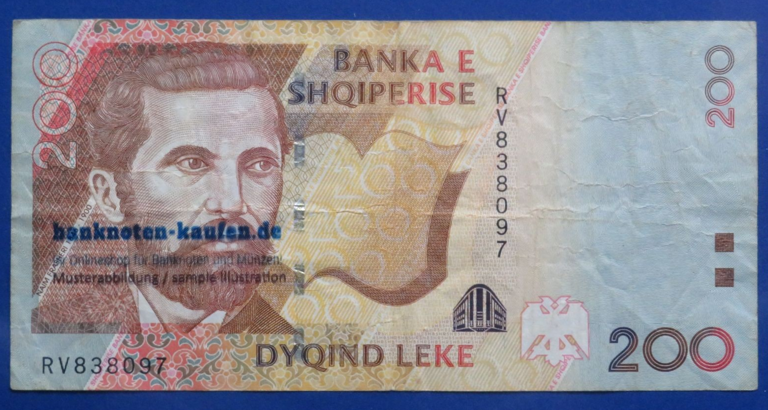 Albania, 200 Leke, 2012, circulated (USED / F), P-71