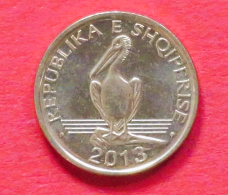 Albanien:  1 Lek, 2008+, gebraucht (used / vz), # 75a
