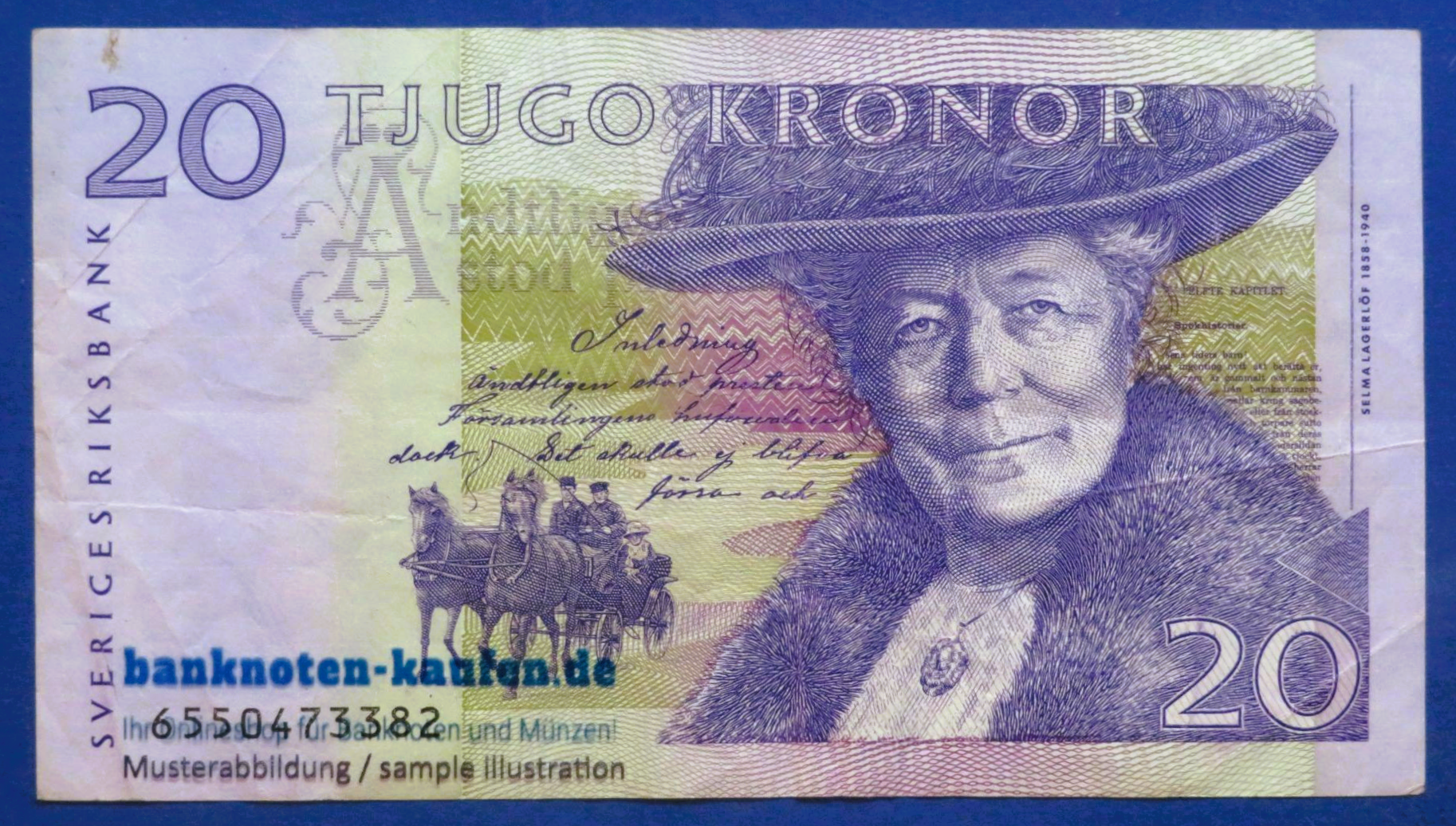 Sweden, 20 Kronor, 2006, circulated (USED / VF-), P-63c