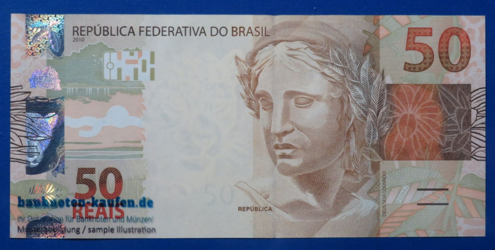 Brazil, 50 Reais, 2010, uncirculated (UNC), P-256
