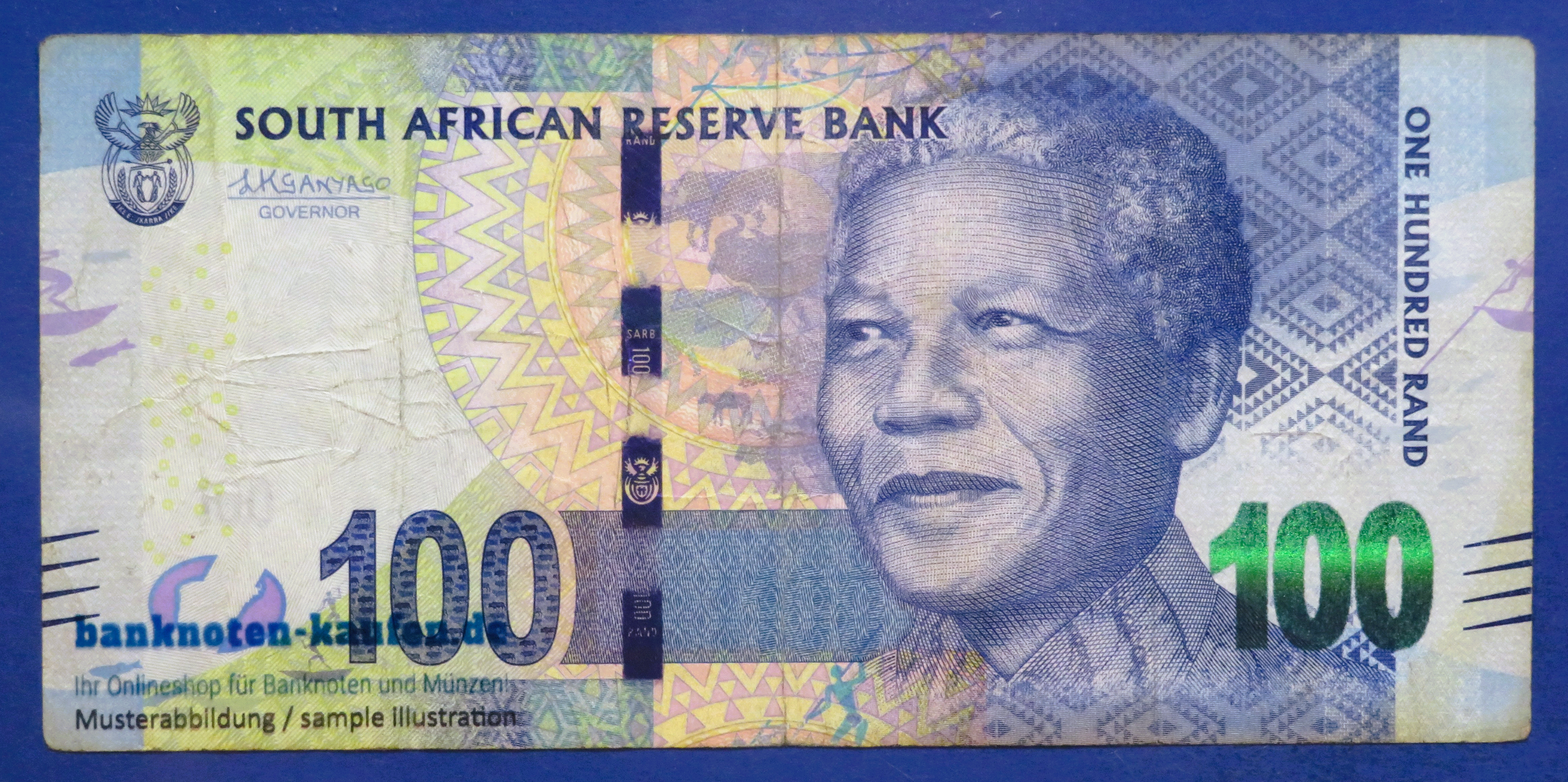 Südafrika, 100 Rand, ND (2013-16), gebraucht (USED / F), P-141b