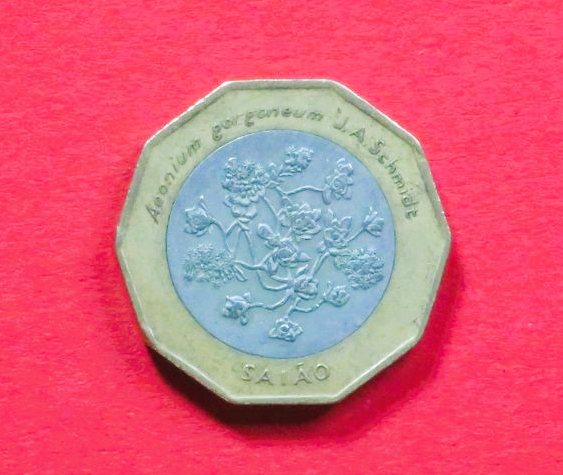 Cape Verde:  100 Escudos, 1994, circulated (used / vf), flower, # 36a