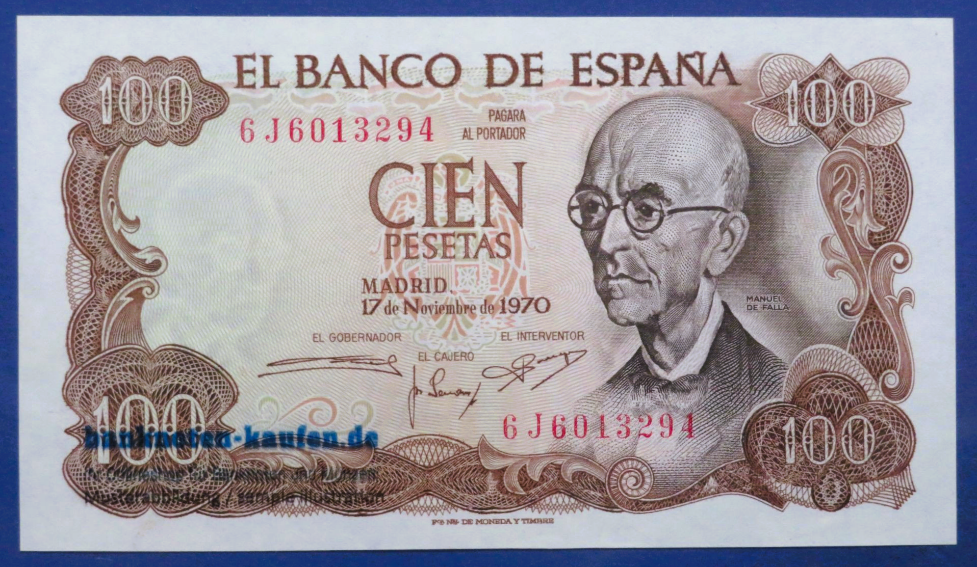 Spain, 100 Pesetas, 1970, about uncirculated (AU), P-152