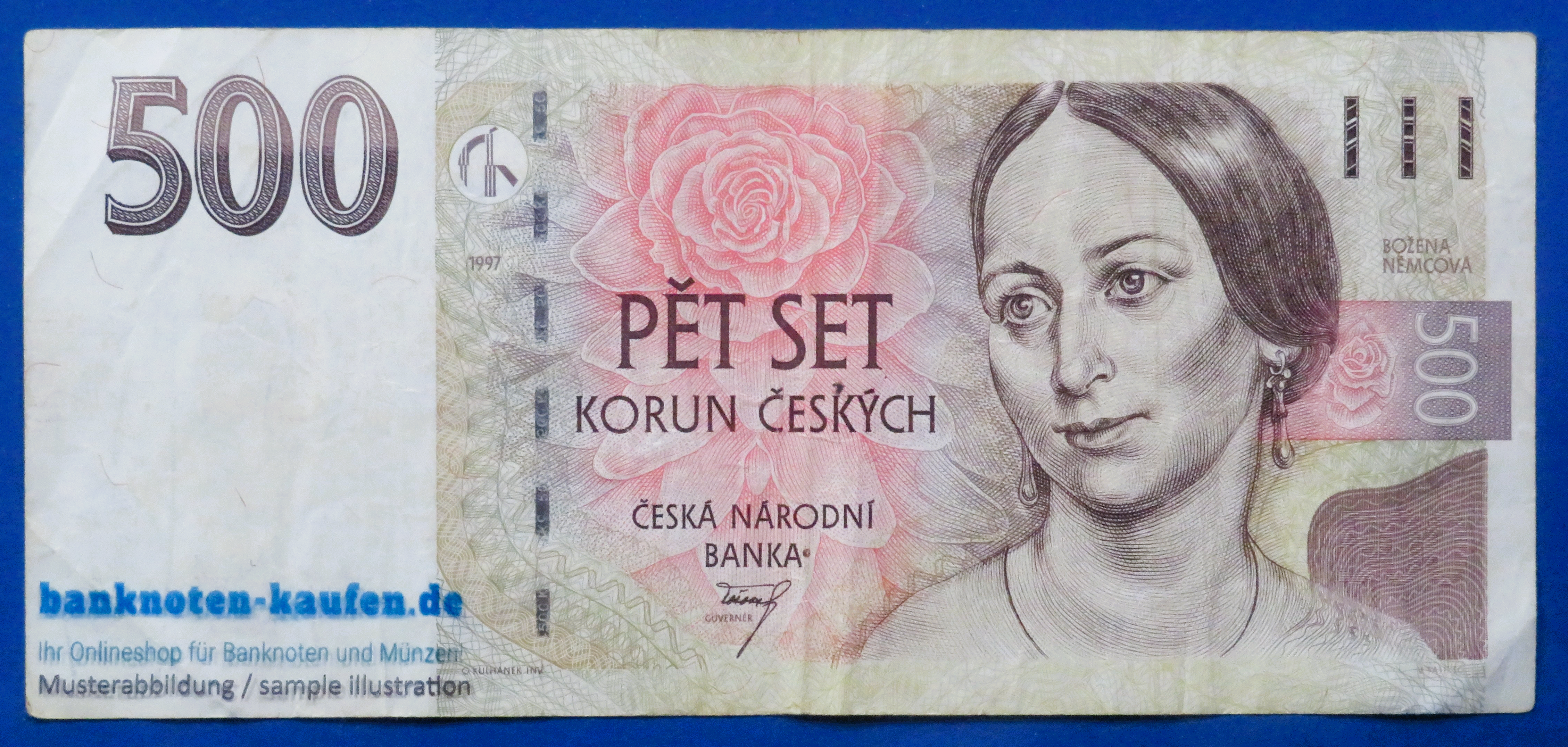 Czech Republic, 500 Korun, 1997,  circulated (USED / VF), P-20a