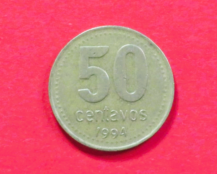 Argentina:  50 Centavos, 1992+, circulated (used / vf), # 112