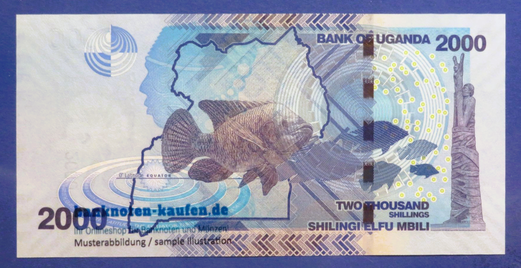 Uganda - 2,000 Shillings, 2022, uncirculated (UNC), P-50g