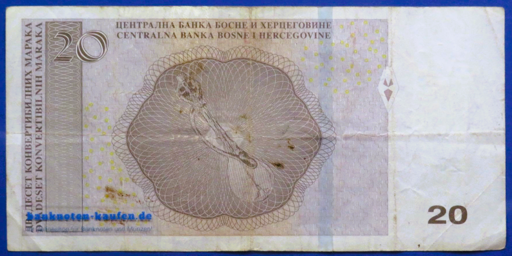 Bosnien und Herzegowina, 20 Maraka, 2019,  gebraucht (USED / F), P-83
