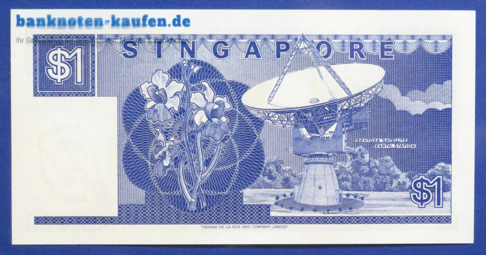 Singapur, 1 Dollar, 1987ND, kassenfrisch (UNC), P-18a