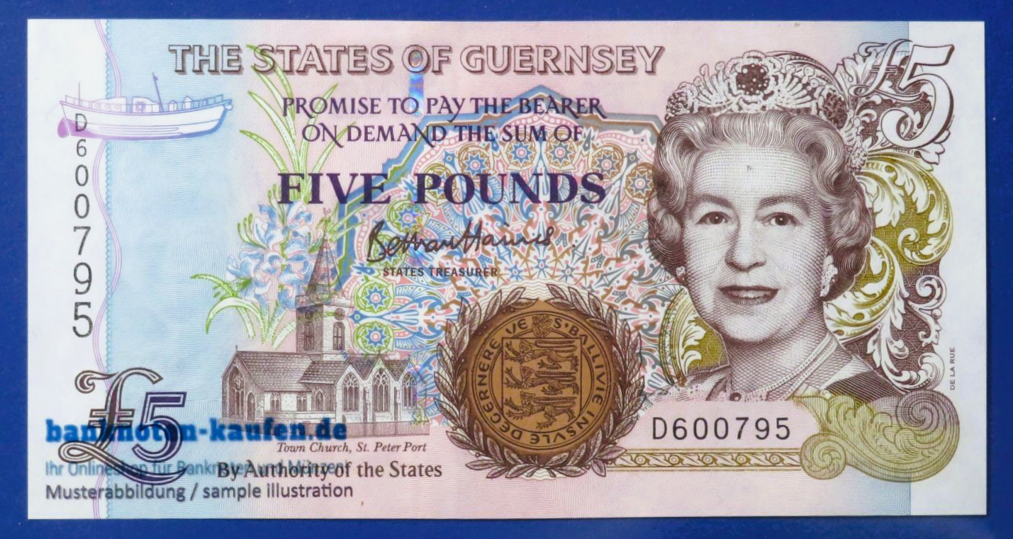 Guernsey, 5 Pounds, 2023ND, uncirculated (UNC)