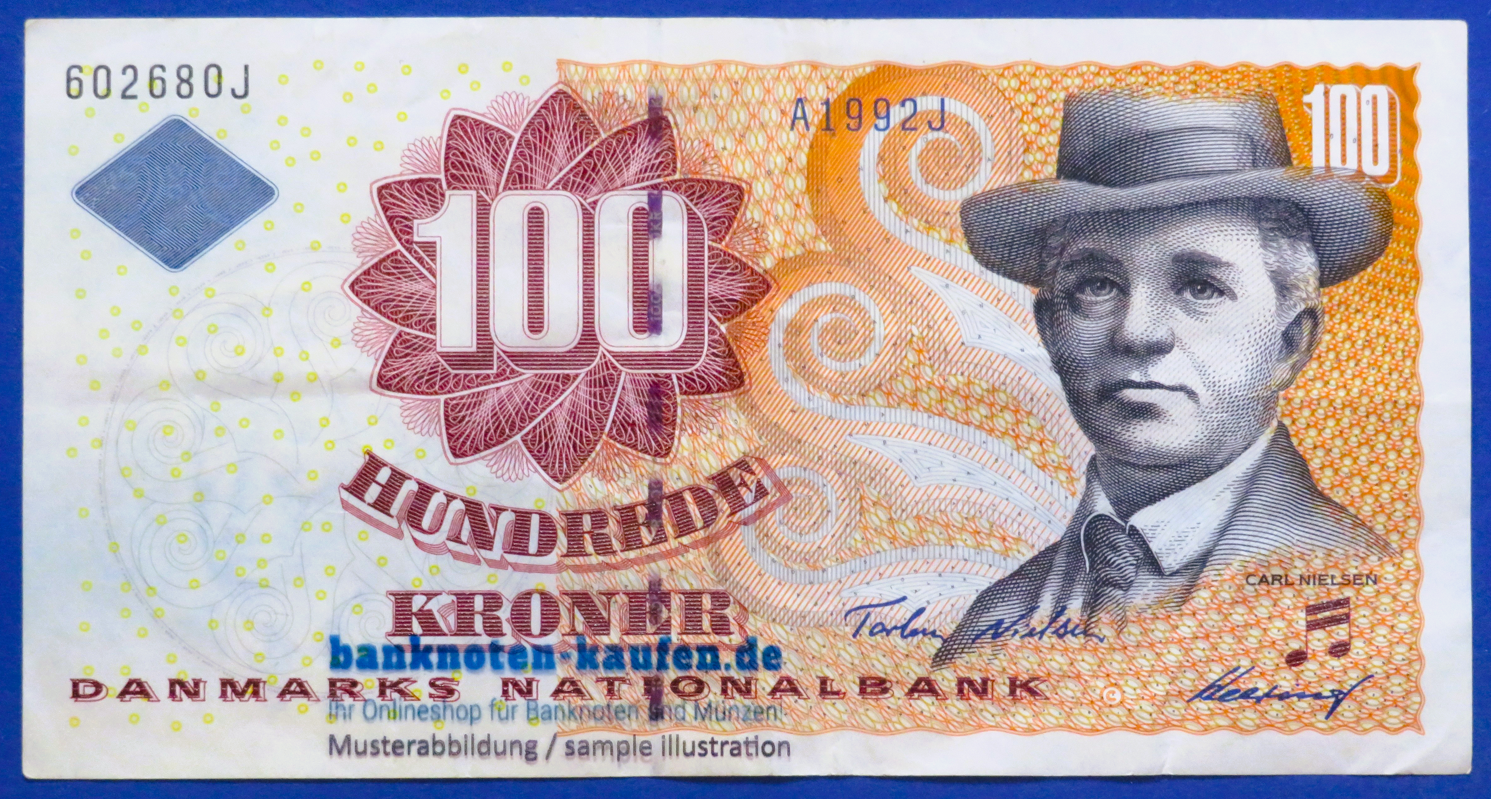 Dänemark, 100 Kroner, 1999, gebraucht (USED / VF), P-56a