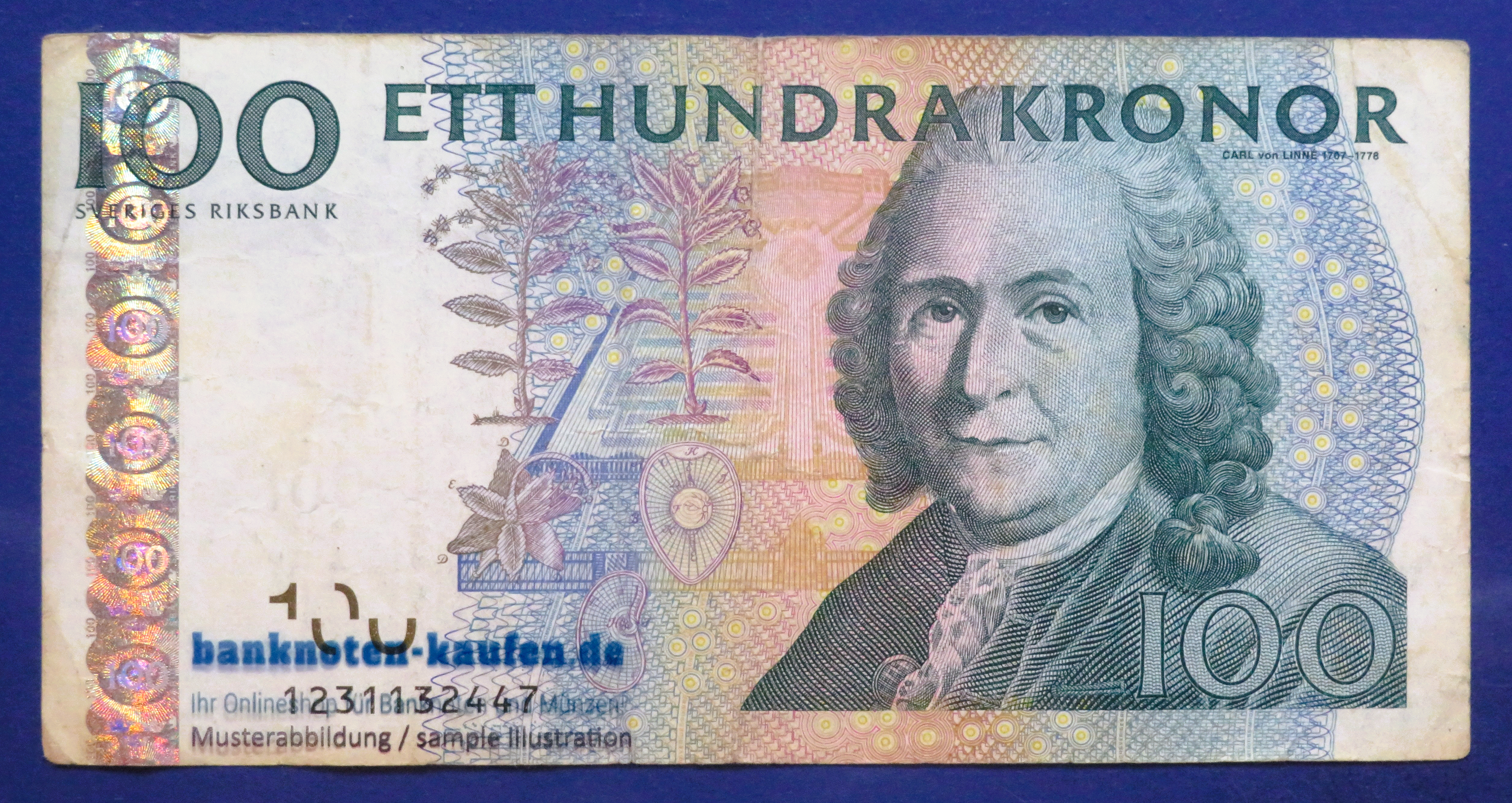 Sweden, 100 Kronor, 2001, circulated (USED / F), P-65a