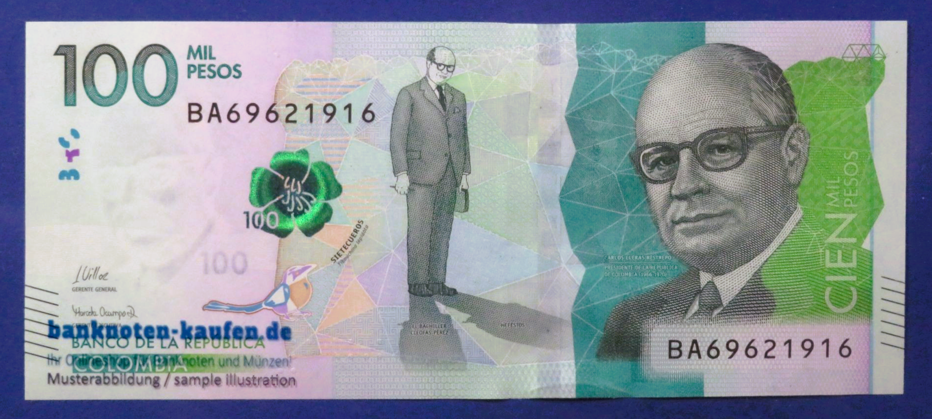 Colombia - 100,000 Pesos, 2024, uncirculated (UNC), P-463f