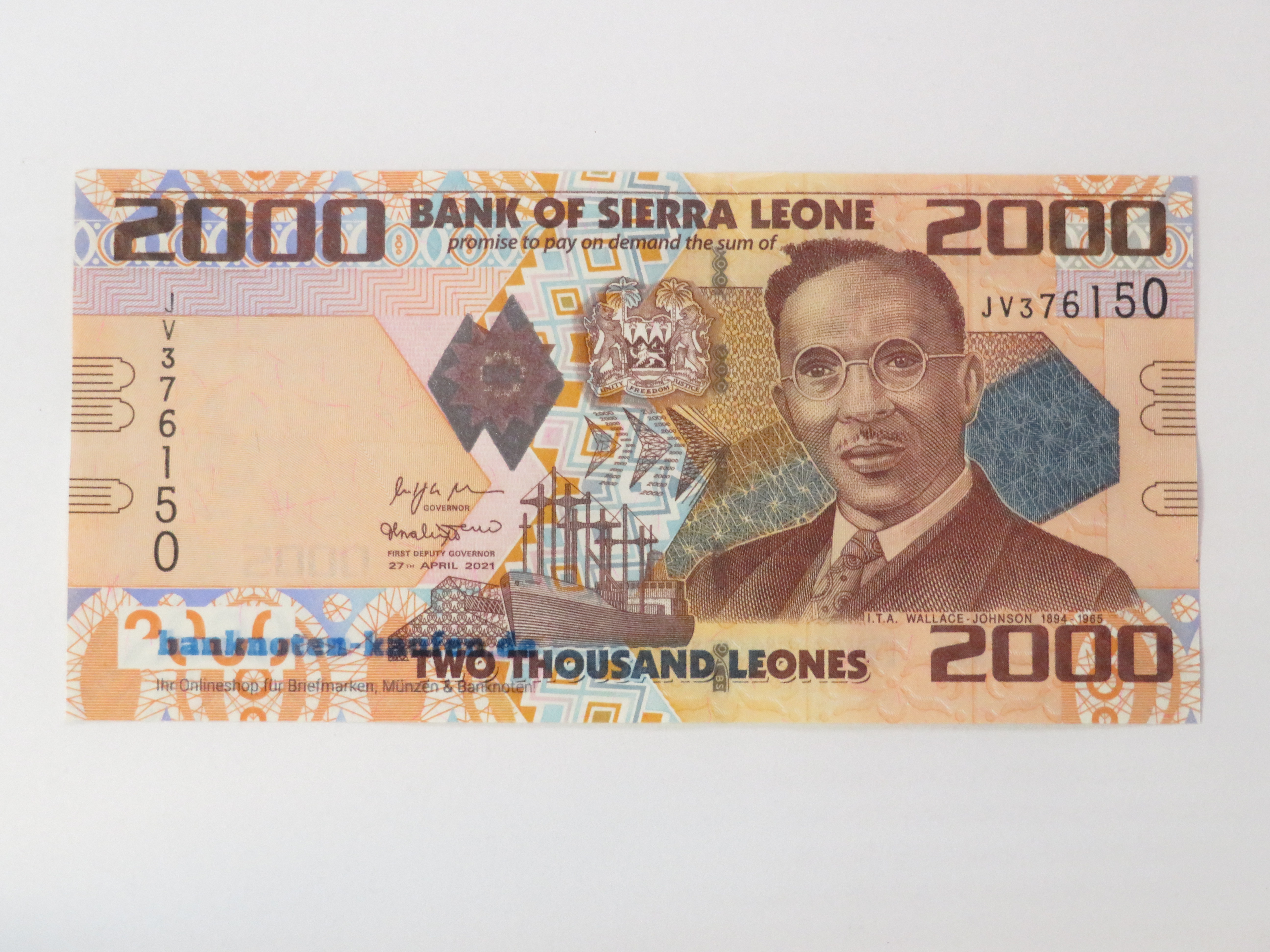Sierra Leone - 1 Leone - UNC