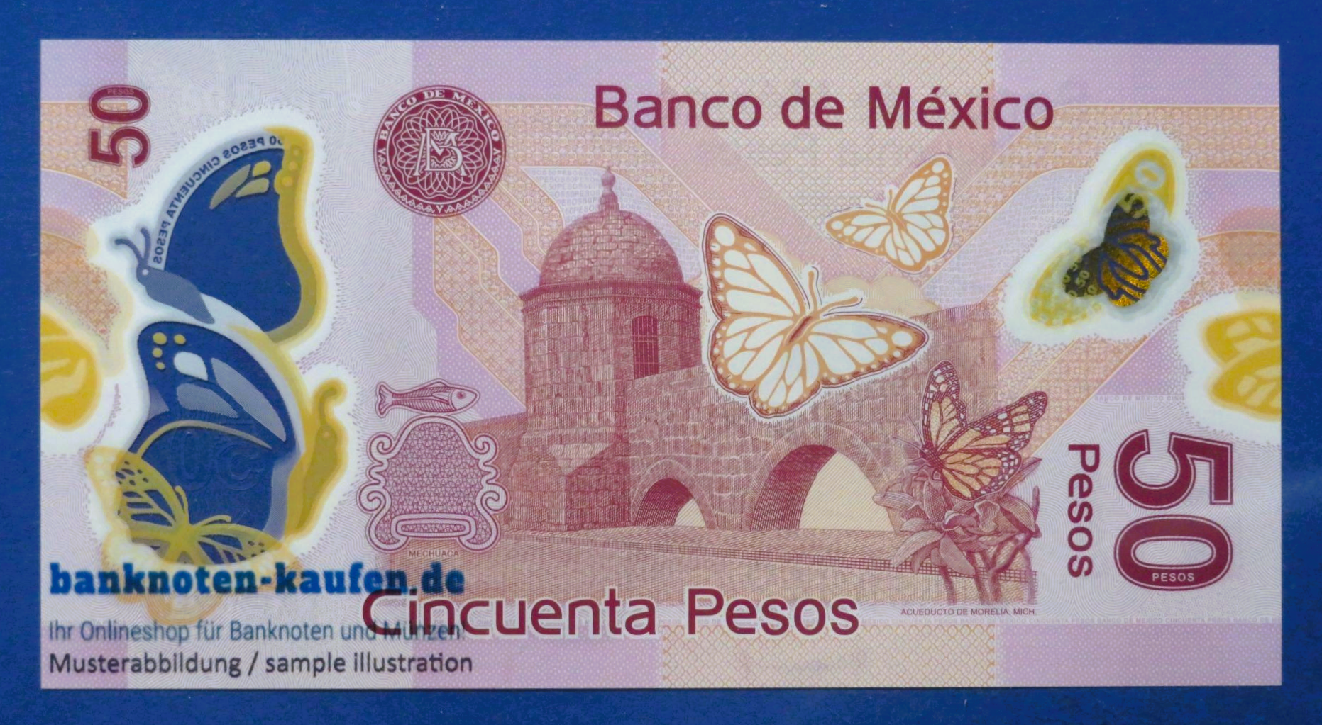 Mexico, 50 Pesos, 2019, uncirculated (UNC), Polymer, P-123A