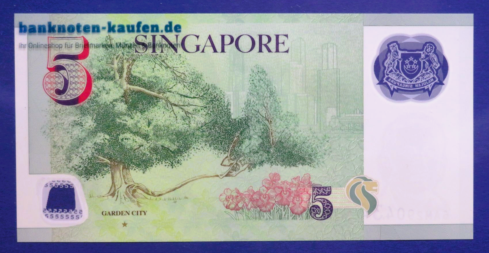 Singapore, 5 Dollars, 2005ND, uncirculated (UNC), Polymer, P-47g