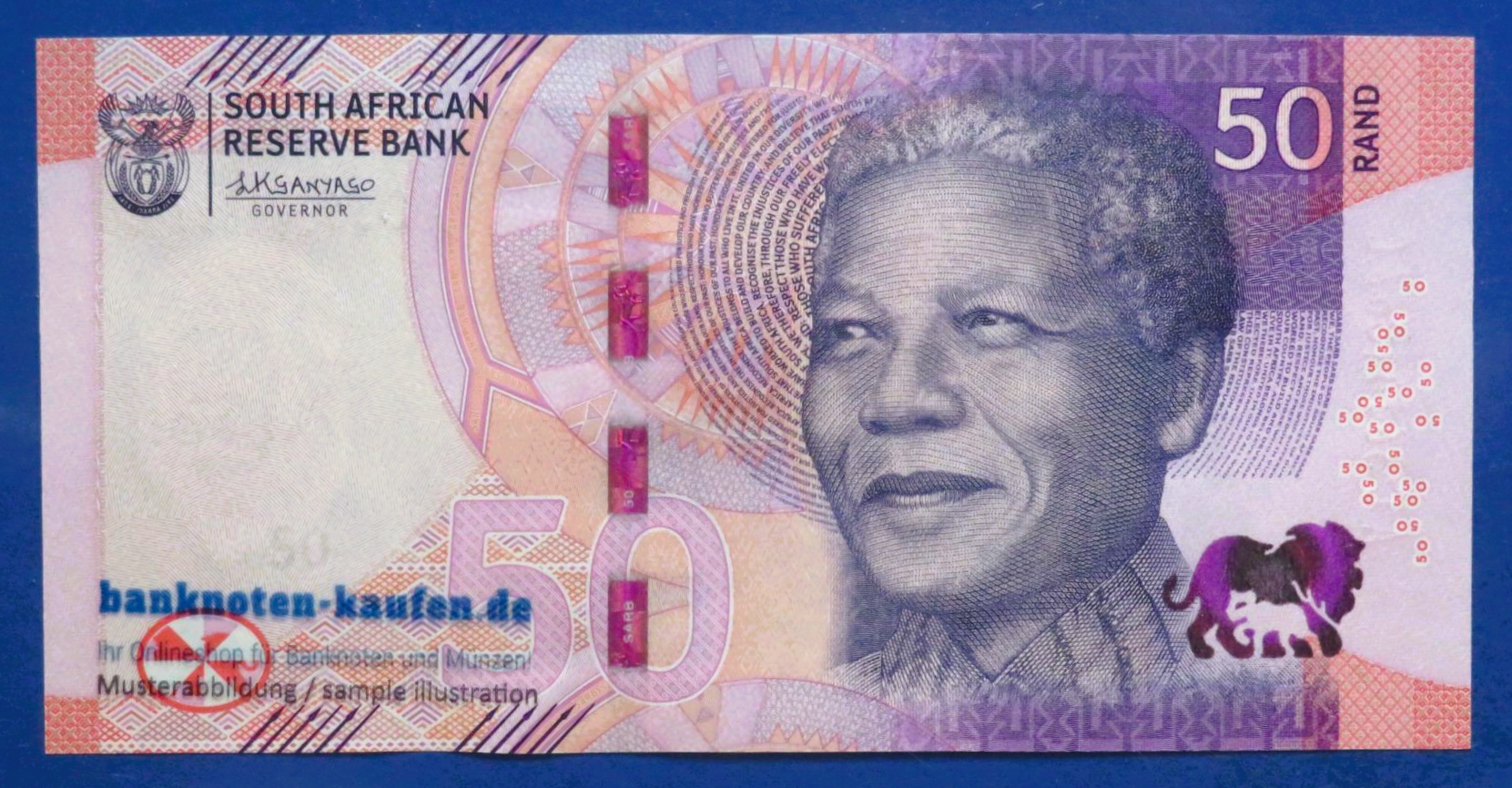 Südafrika, 50 Rand, 2023ND, kassenfrisch (UNC), P-150a