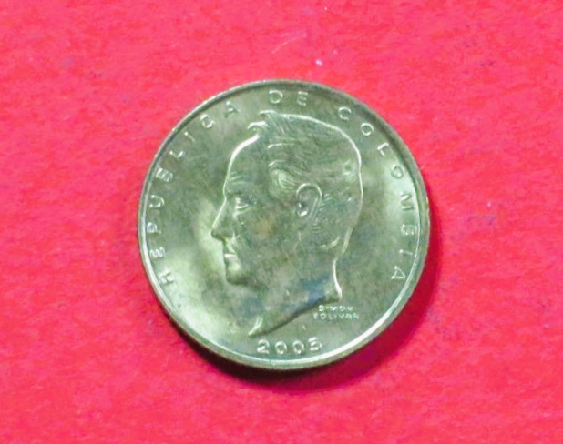 Kolumbien:  20 Pesos, 2004-2008, gebraucht (used / vz), # 121