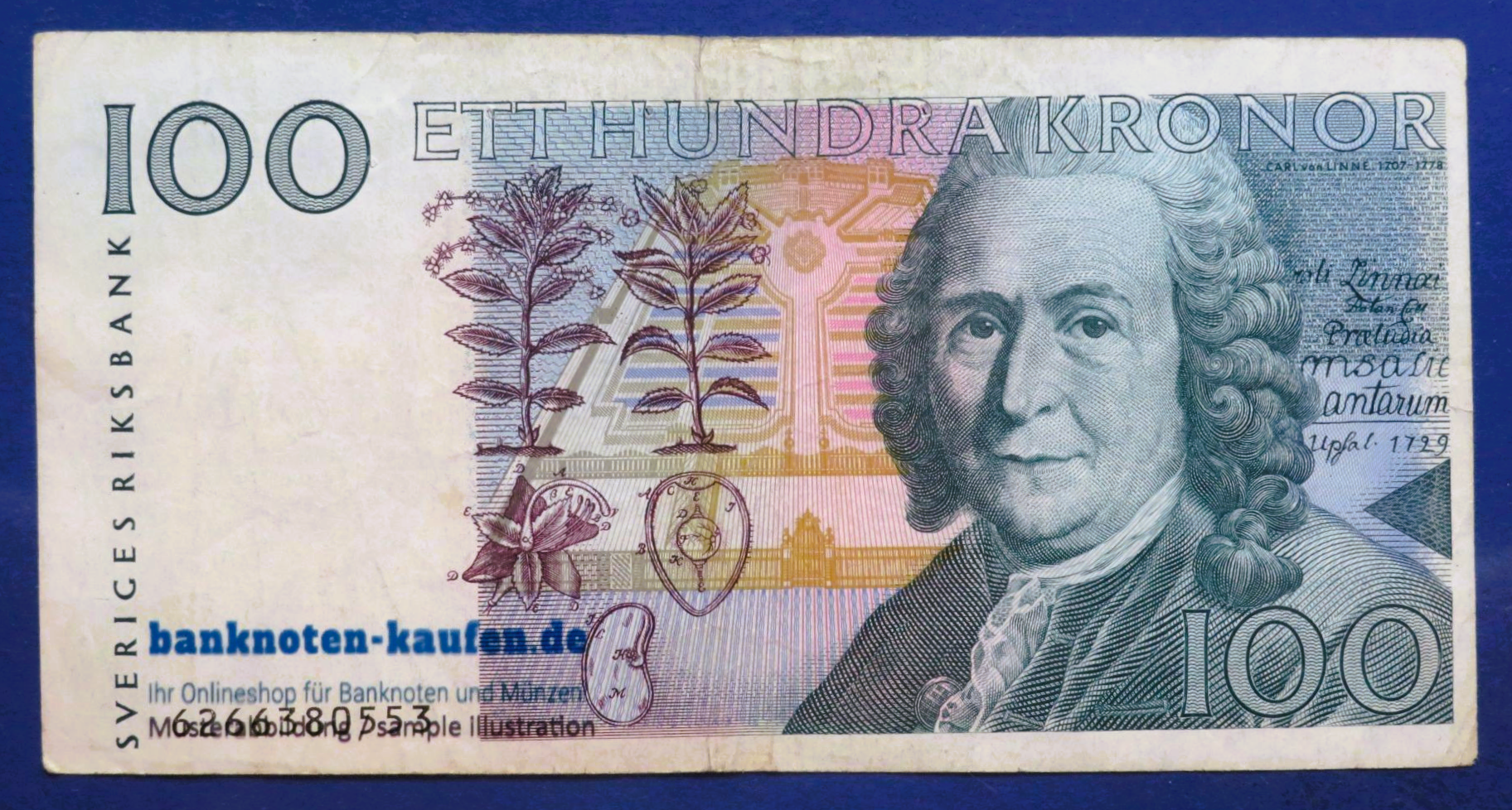 Sweden, 100 Kronor, 1986, circulated (USED / F), P-57a